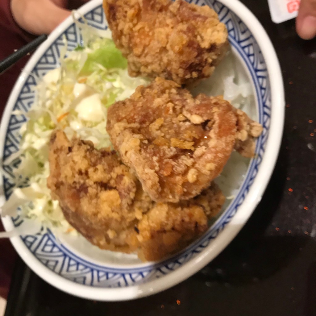 ユーザーが投稿したから揚丼の写真 - 実際訪問したユーザーが直接撮影して投稿した笹野町牛丼吉野家 ひたちなか店の写真