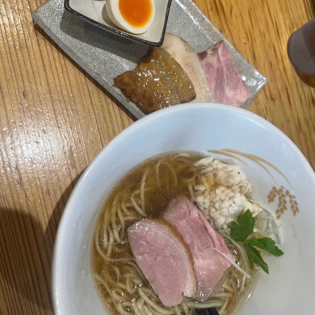 ユーザーが投稿した真鯛ラーメンの写真 - 実際訪問したユーザーが直接撮影して投稿した本町ラーメン専門店麦の道 すぐれの写真