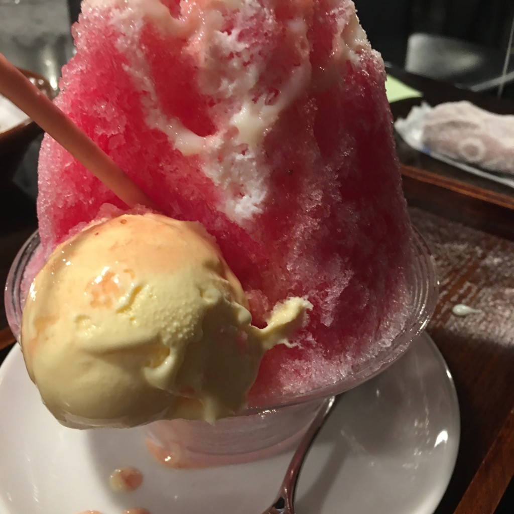 ユーザーが投稿したかき氷の写真 - 実際訪問したユーザーが直接撮影して投稿した高町カフェ珈琲屋らんぷ 松阪高町店の写真