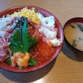 わいわい丼 - 実際訪問したユーザーが直接撮影して投稿した千本港町魚介 / 海鮮料理魚河岸 丸天 みなと店の写真のメニュー情報