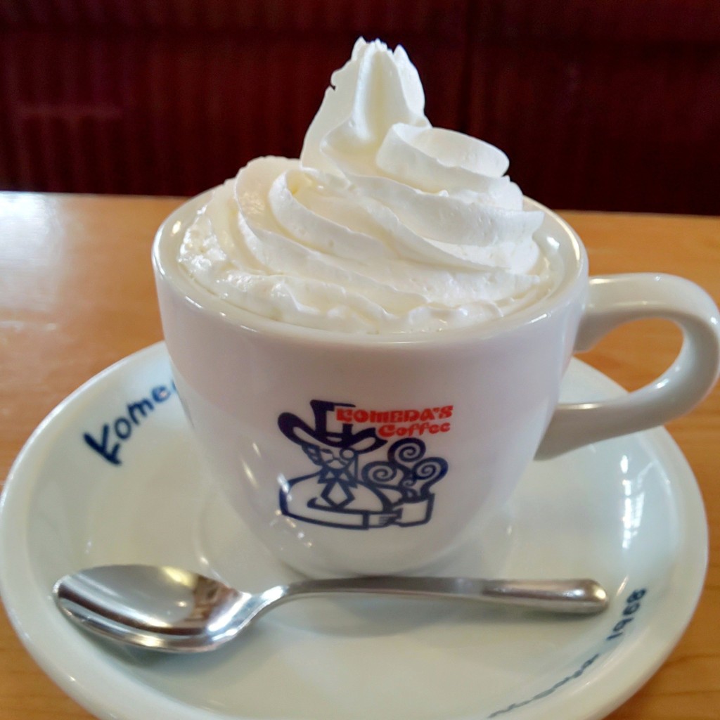 ユーザーが投稿したたっぷりアイスミルクコーヒーの写真 - 実際訪問したユーザーが直接撮影して投稿した柏ケ谷喫茶店コメダ珈琲店  海老名かしわ台店の写真
