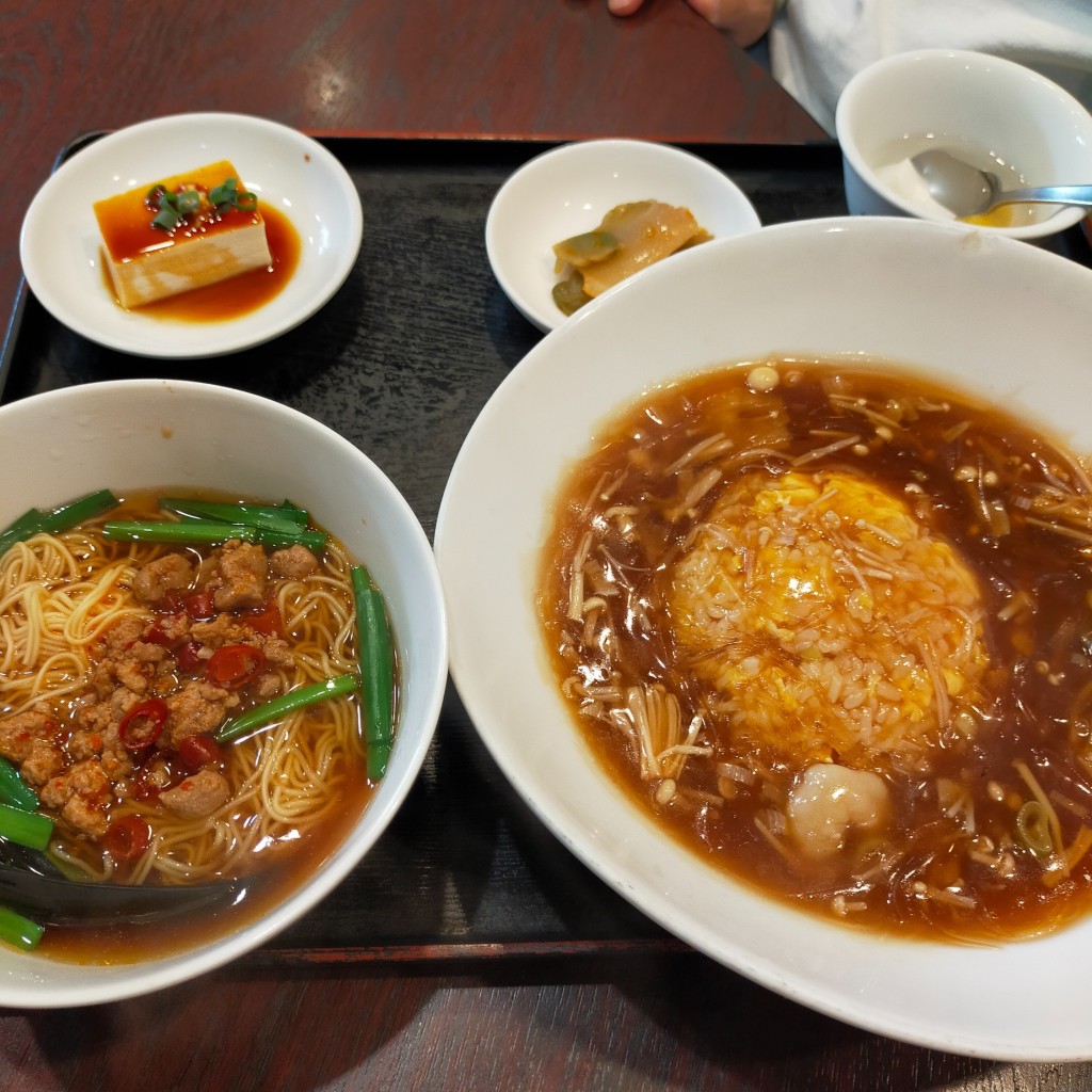 ユーザーが投稿したフカヒレ炒飯セットの写真 - 実際訪問したユーザーが直接撮影して投稿した港楽上海料理中国上海料理 豫園 港本店の写真