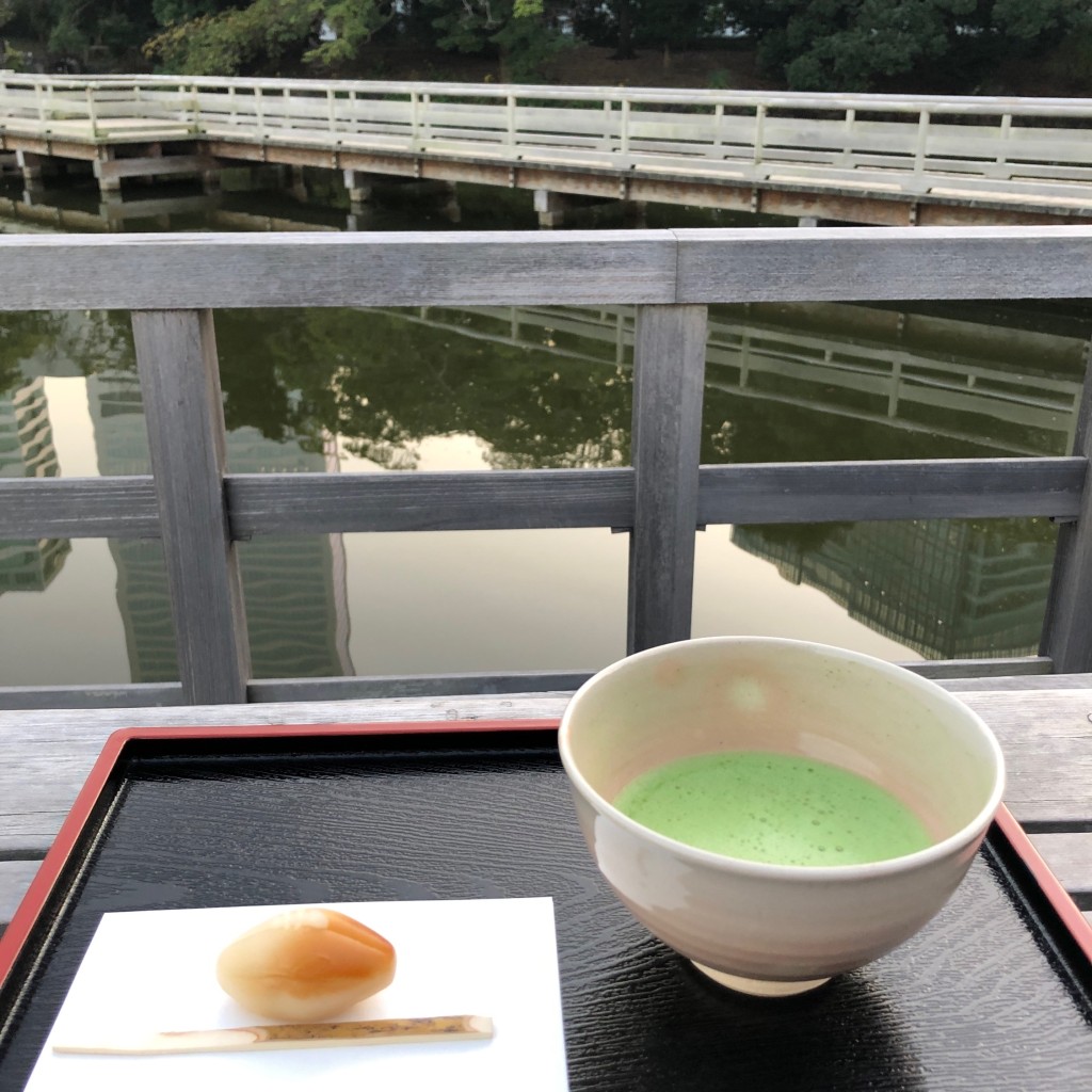 nakeお洒落で美味しい店さんが投稿した浜離宮庭園和カフェ / 甘味処のお店中島の御茶屋/ナカジマノオチャヤの写真