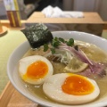 実際訪問したユーザーが直接撮影して投稿した築地ラーメン専門店牡蠣と貝の写真