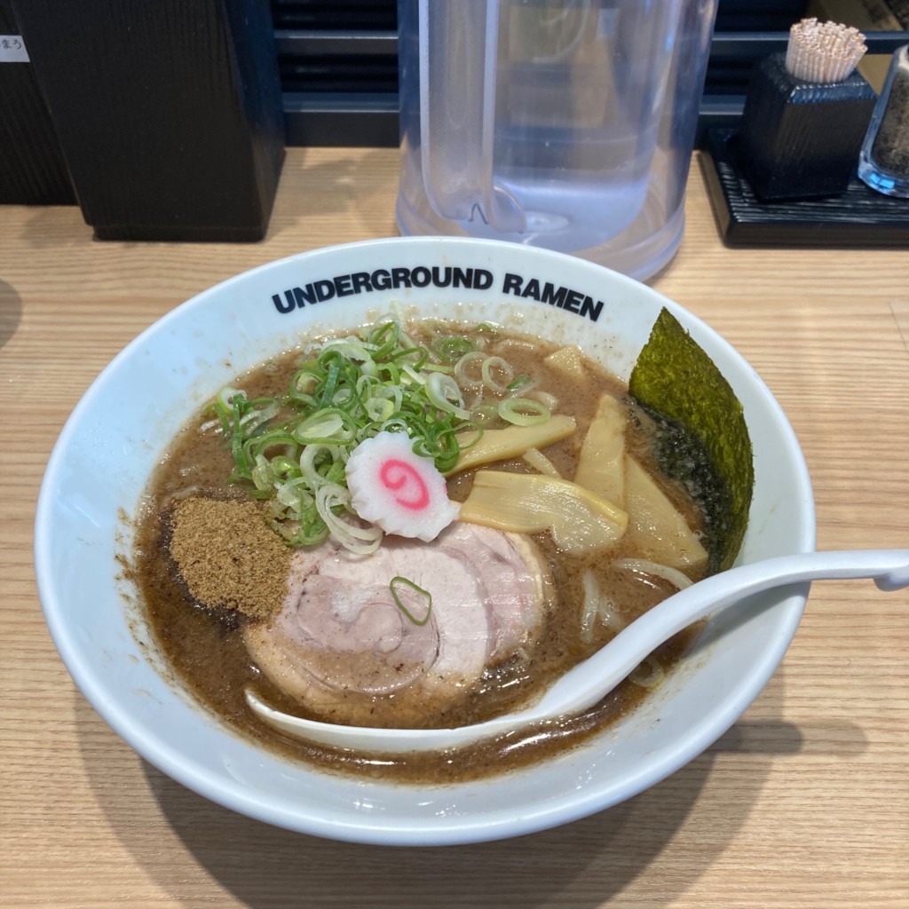 ユーザーが投稿したラーメンの写真 - 実際訪問したユーザーが直接撮影して投稿したくすのき台つけ麺専門店アンダーグラウンドラーメン 頑者 グランドエミオ所沢店の写真