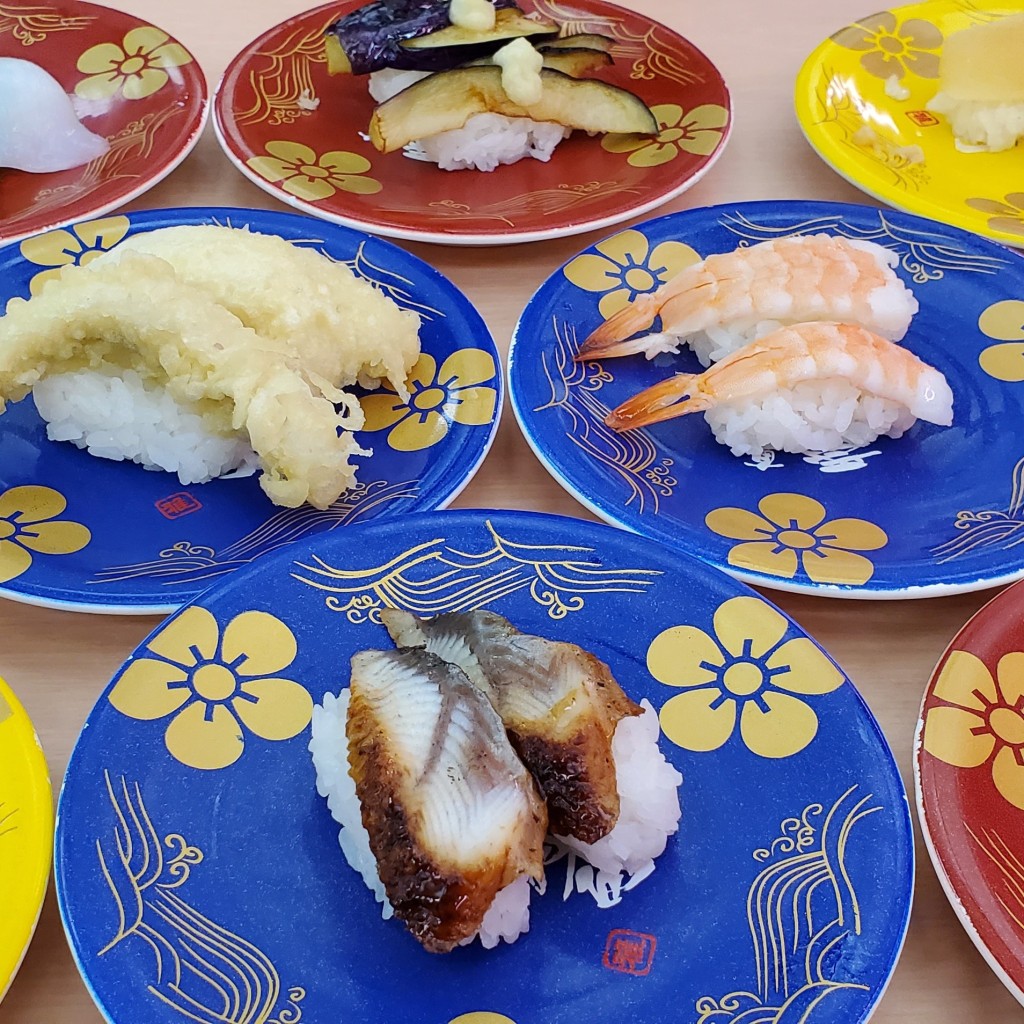 スライム00さんが投稿した応神町西貞方回転寿司のお店廻る寿し祭り 応神店/マツリオウジンテンの写真