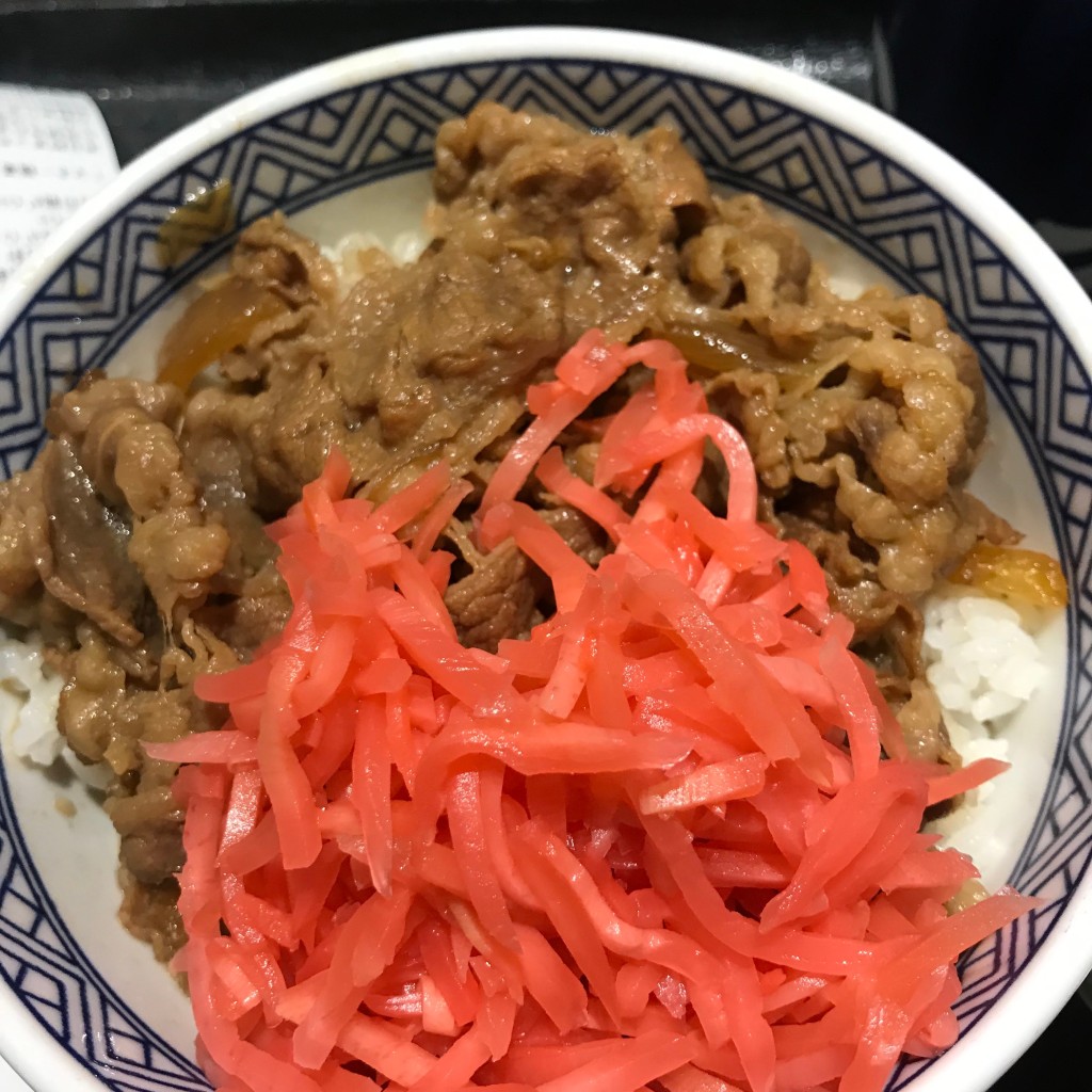 ユーザーが投稿した牛丼の写真 - 実際訪問したユーザーが直接撮影して投稿した天神牛丼吉野家 天神サザン通り店の写真