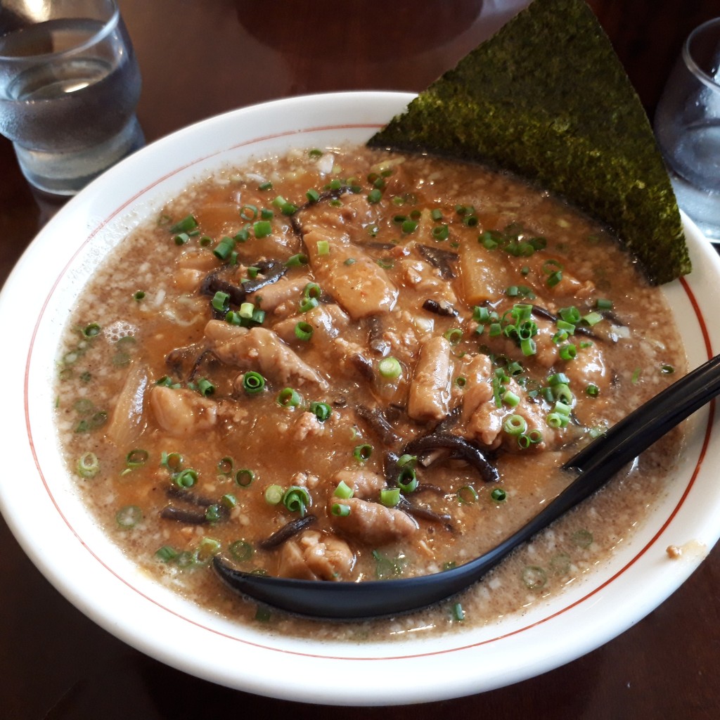 ユーザーが投稿したエビ塩火山ラーメンの写真 - 実際訪問したユーザーが直接撮影して投稿した渡里町ラーメン / つけ麺麺屋てっぺんの写真