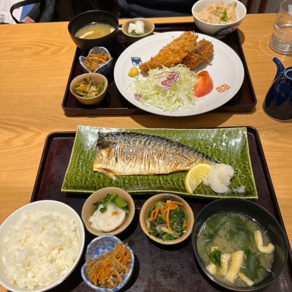 ユーザーが投稿したLunch汐さば炙り定食の写真 - 実際訪問したユーザーが直接撮影して投稿した池辺町定食屋大かまど飯寅福 ららぽーと横浜店の写真