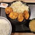 唐揚げ定食 - 実際訪問したユーザーが直接撮影して投稿した上社牛丼吉野家 上社店の写真のメニュー情報