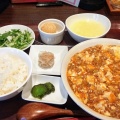 マーボー豆腐ランチ - 実際訪問したユーザーが直接撮影して投稿した北野中華料理中国菜 秀の写真のメニュー情報