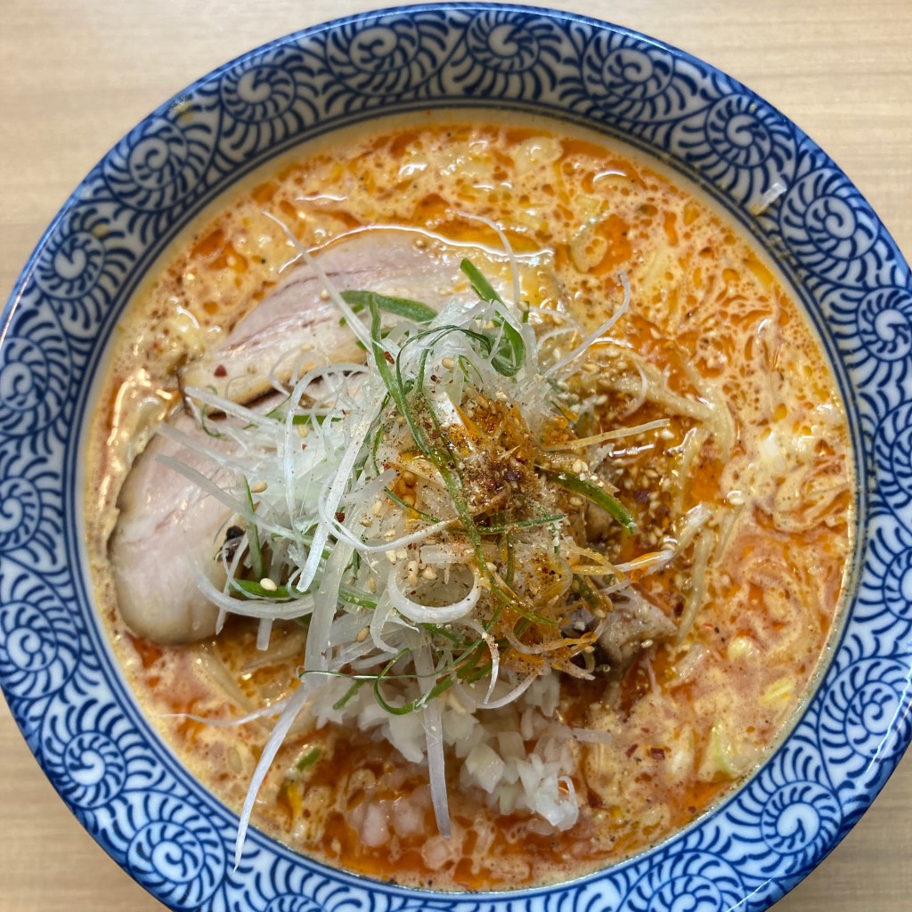 ユーザーが投稿した辛いごまラーメンの写真 - 実際訪問したユーザーが直接撮影して投稿した中延ラーメン / つけ麺中華そば専門 多賀野の写真