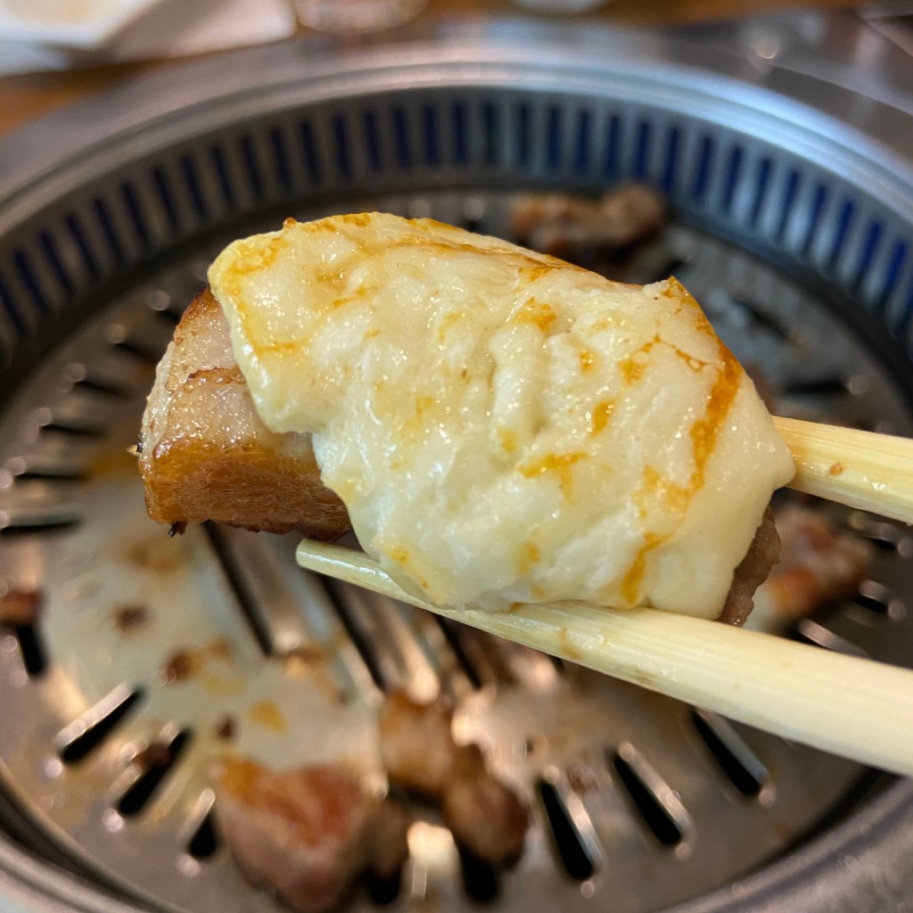ユーザーが投稿したチーズサムギョプサルセットの写真 - 実際訪問したユーザーが直接撮影して投稿した大久保韓国料理まいうKOREA 大久保店の写真