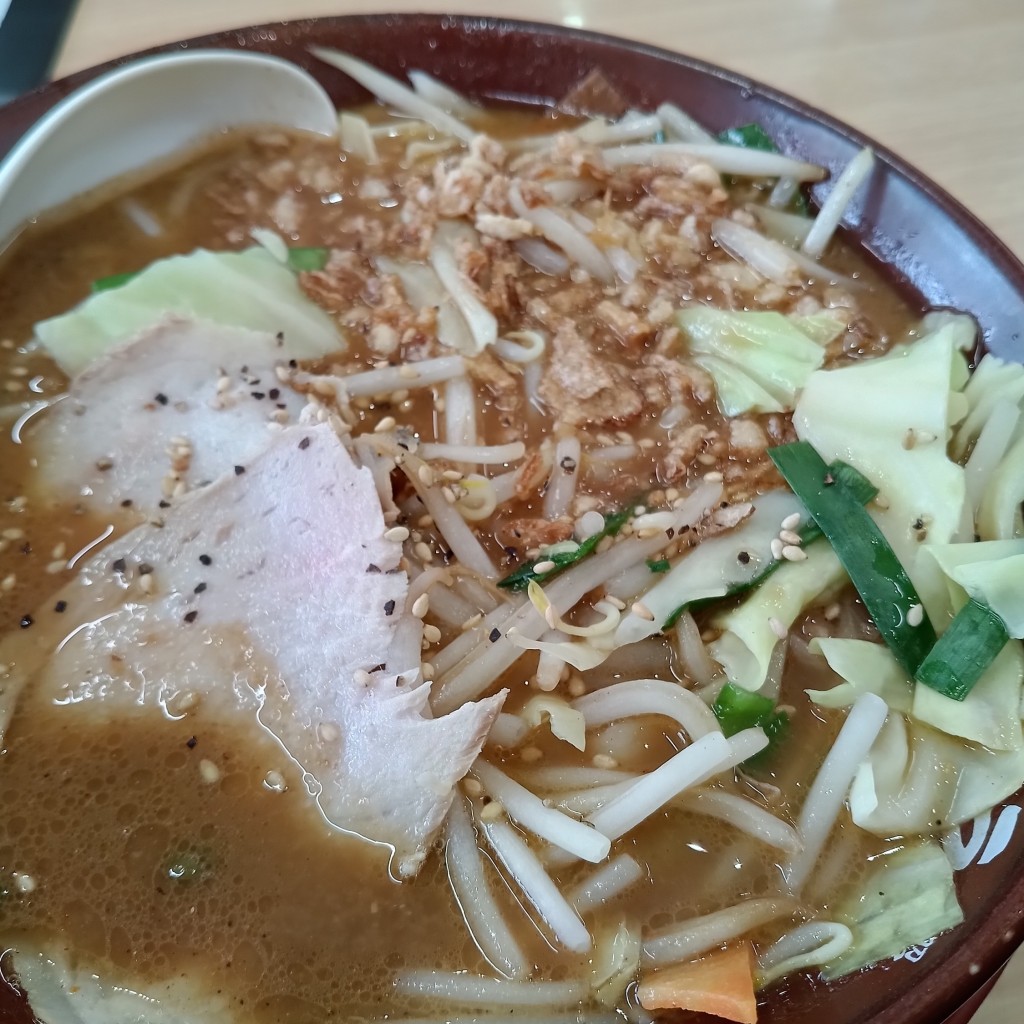 ユーザーが投稿した味噌豚骨ラーメンの写真 - 実際訪問したユーザーが直接撮影して投稿した茜部本郷ラーメン専門店ラーメン横綱 岐阜店の写真