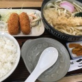 天ぷらうどん定食 - 実際訪問したユーザーが直接撮影して投稿した清水ラーメン / つけ麺三平の写真のメニュー情報