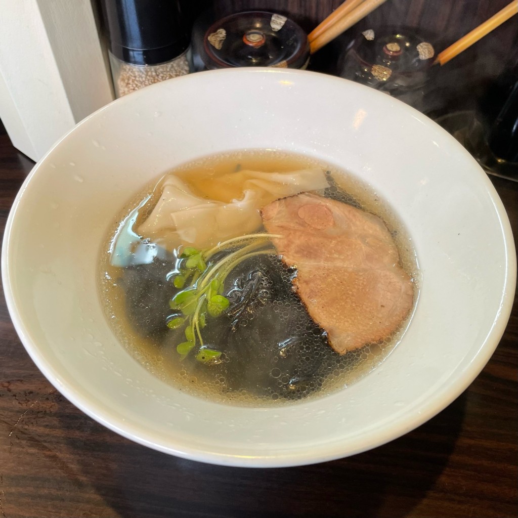 ユーザーが投稿した替え玉(竹炭麺)の写真 - 実際訪問したユーザーが直接撮影して投稿した名島ラーメン / つけ麺らーめん屋 たつしの写真