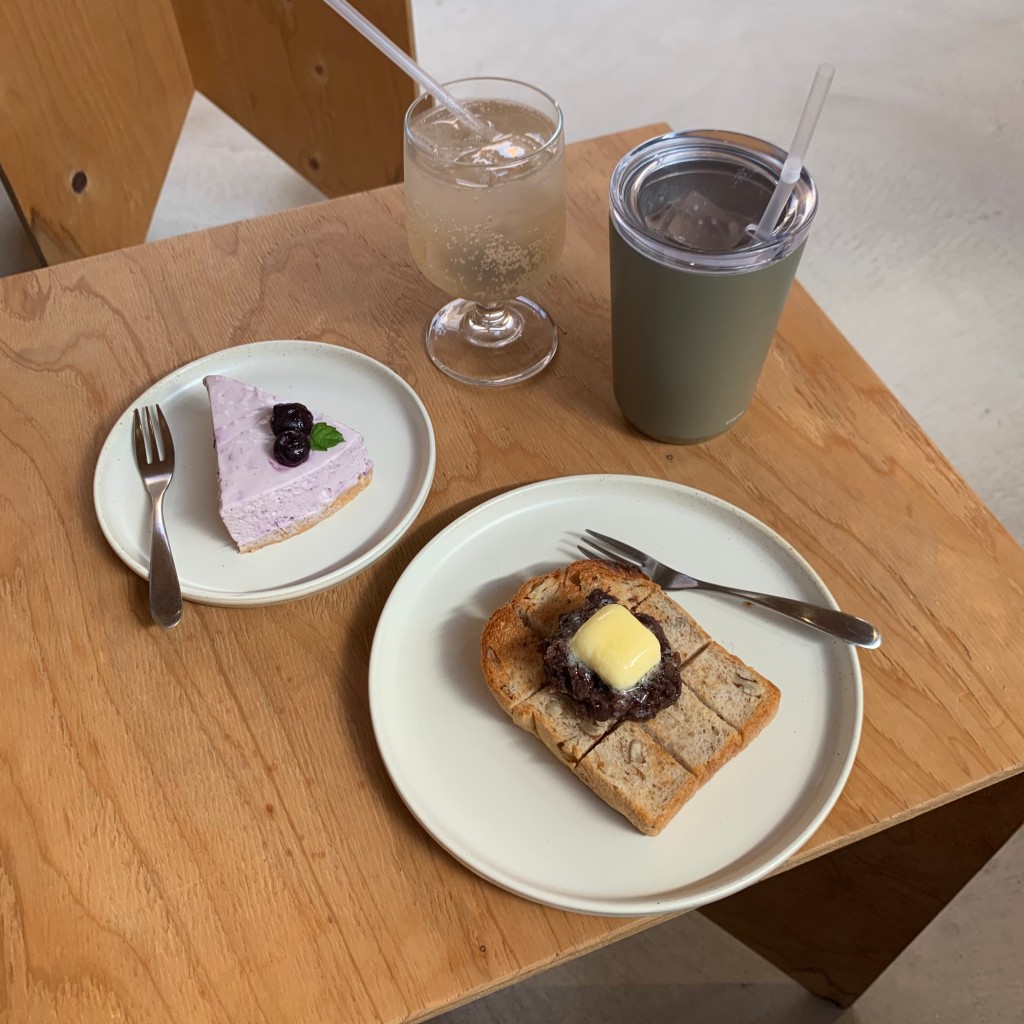 ユーザーが投稿したあんバタートーストの写真 - 実際訪問したユーザーが直接撮影して投稿した豊浦町大字小串カフェSig co. Cafe & Craftの写真
