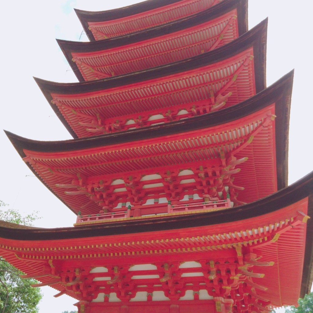 実際訪問したユーザーが直接撮影して投稿した宮島町歴史的建造物厳島神社 五重塔の写真