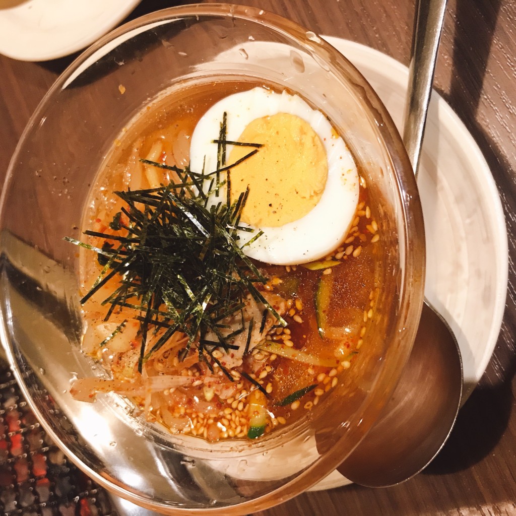 ユーザーが投稿した一口盛岡冷麺の写真 - 実際訪問したユーザーが直接撮影して投稿した中央居酒屋海老名食堂の写真