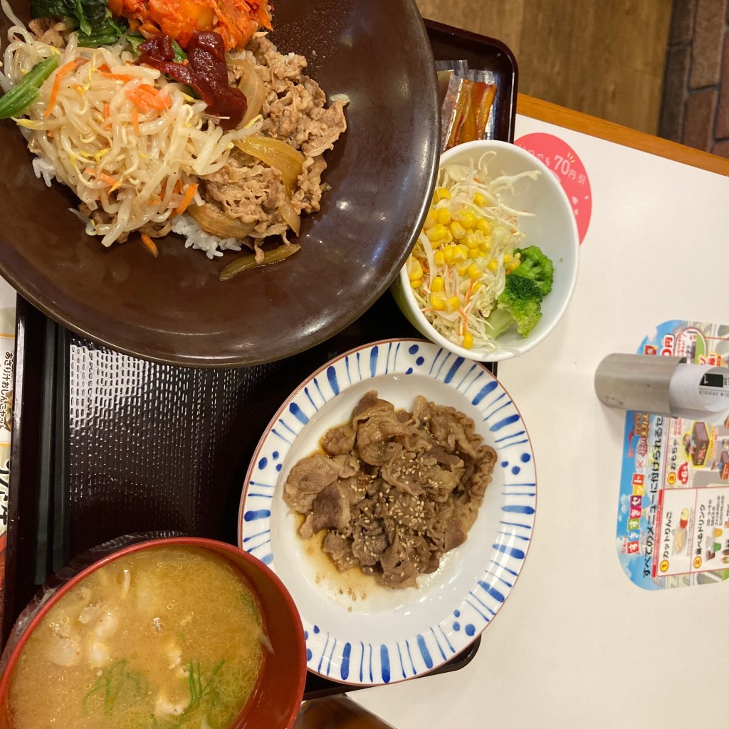 ユーザーが投稿した牛丼ミニの写真 - 実際訪問したユーザーが直接撮影して投稿した田上さくら牛丼すき家 金沢田上店の写真