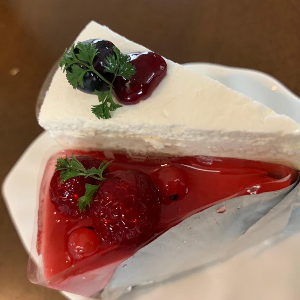 ユーザーが投稿したカットケーキの写真 - 実際訪問したユーザーが直接撮影して投稿した経塚イタリアンマリノ 経塚シティ店の写真