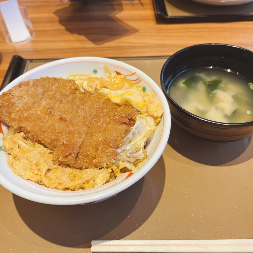 ユーザーが投稿したカツ丼セットの写真 - 実際訪問したユーザーが直接撮影して投稿した下津屋定食屋やよい軒 久御山店の写真