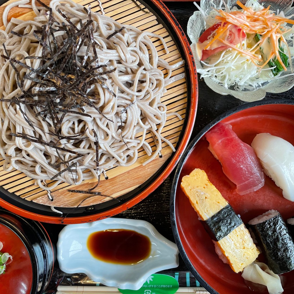 ユーザーが投稿したそばの写真 - 実際訪問したユーザーが直接撮影して投稿した長坂町長坂上条和食 / 日本料理魚光会館の写真