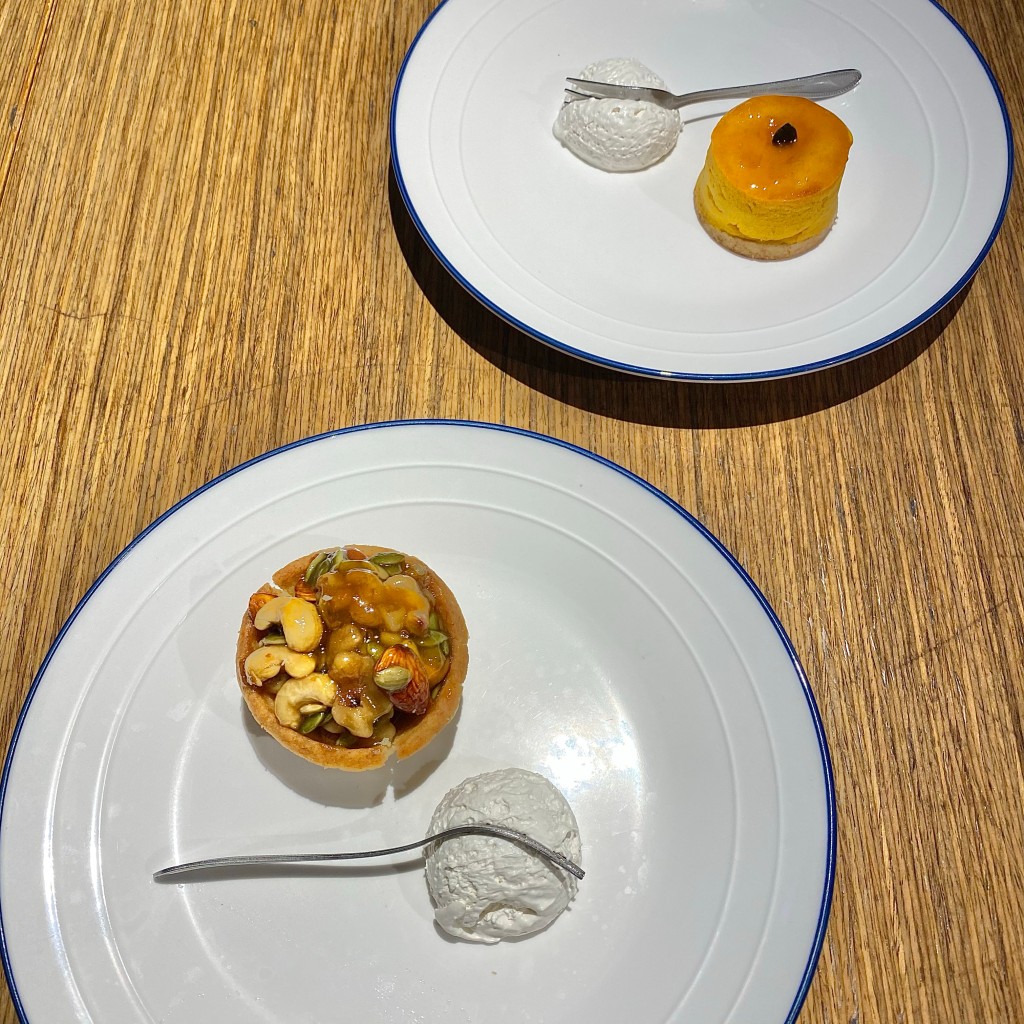 ユーザーが投稿したカボチャの豆腐ケーキの写真 - 実際訪問したユーザーが直接撮影して投稿した宇田川町自然食 / 薬膳BiOcafeの写真