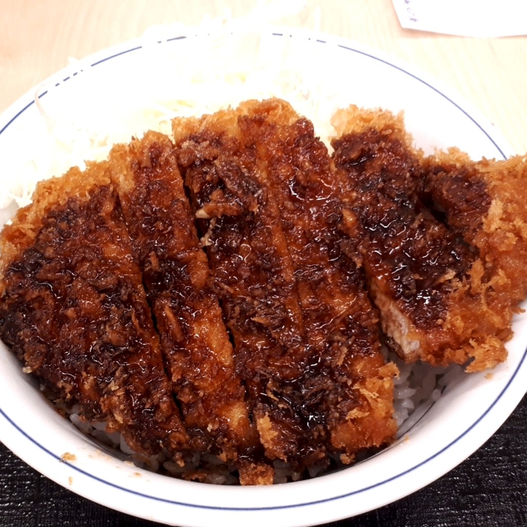 ユーザーが投稿したソースカツ丼 (竹)の写真 - 実際訪問したユーザーが直接撮影して投稿した浜崎とんかつかつや 埼玉朝霞台店の写真