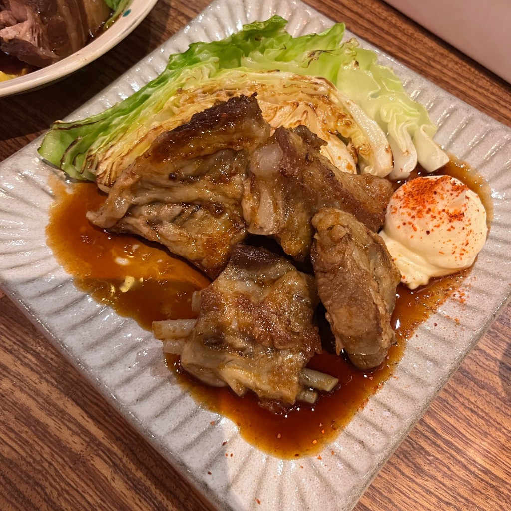 ユーザーが投稿した軟骨ソーキ焼きの写真 - 実際訪問したユーザーが直接撮影して投稿した香澄町沖縄料理ぶーさーの写真