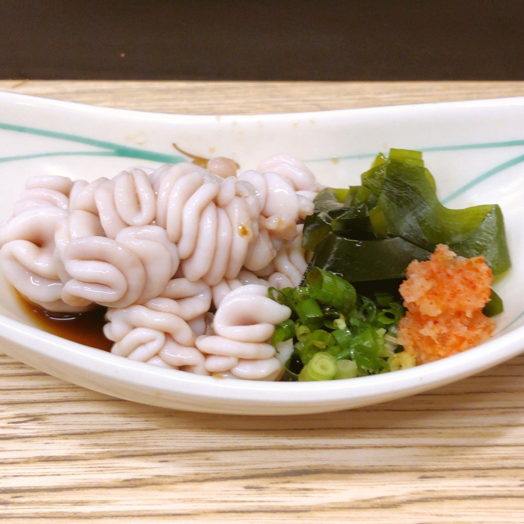 ユーザーが投稿した白子ポン酢の写真 - 実際訪問したユーザーが直接撮影して投稿した千駄木和食 / 日本料理季節料理 ふくやの写真