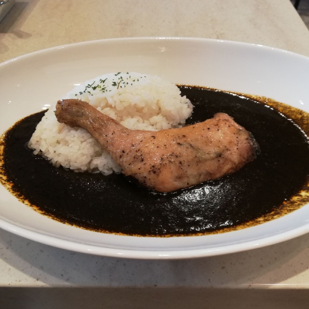 ユーザーが投稿したチキンカレーの写真 - 実際訪問したユーザーが直接撮影して投稿した新宿カレー伽哩屋ボングー NEWoMan新宿店の写真