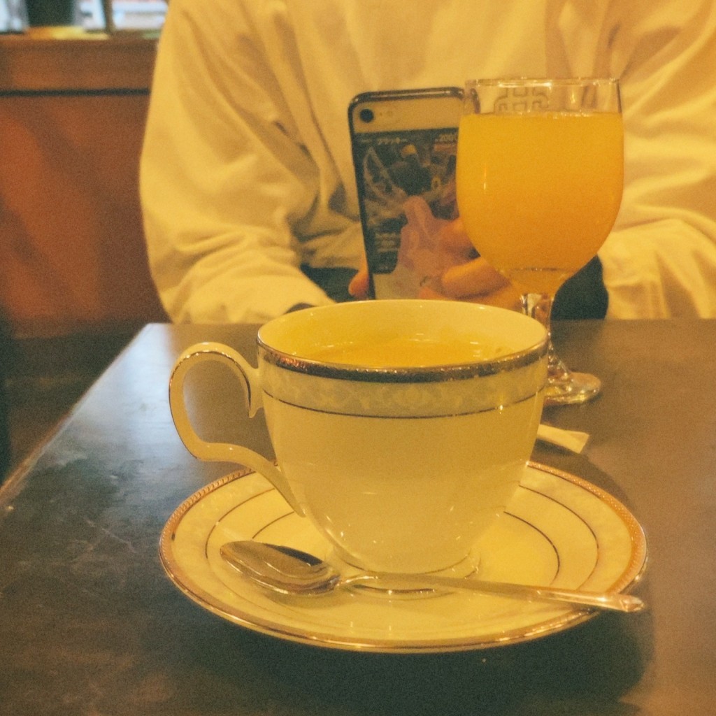 ユーザーが投稿したカフェオレの写真 - 実際訪問したユーザーが直接撮影して投稿した桜井町喫茶店スイスの写真