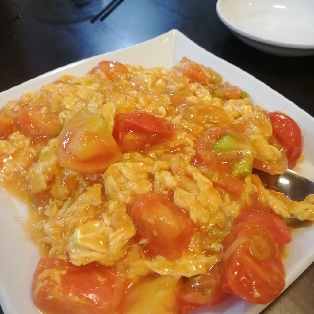 ユーザーが投稿したトマト卵の写真 - 実際訪問したユーザーが直接撮影して投稿した中央通四川料理四川料理 新香龍の写真