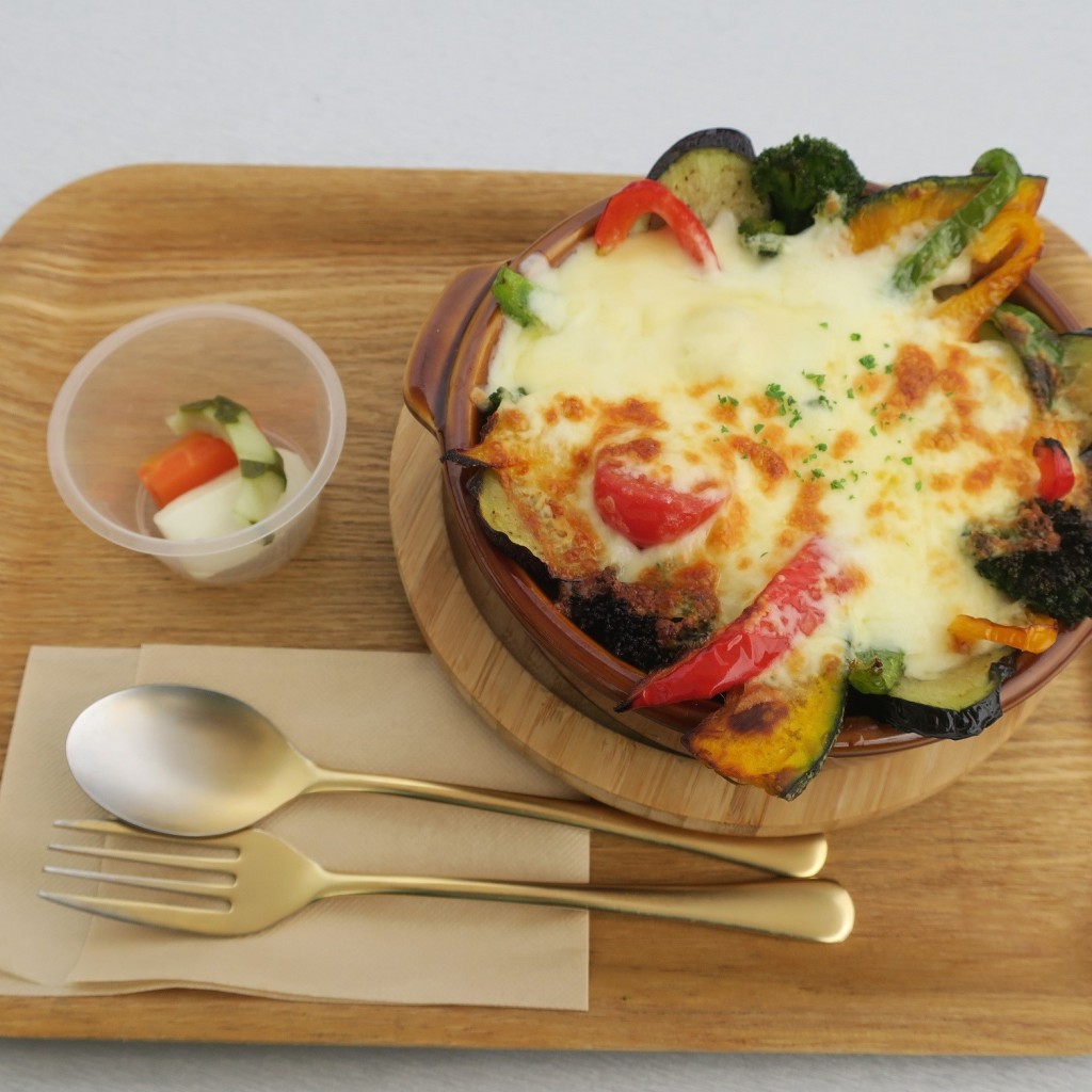 ユーザーが投稿した野菜焼きカレーの写真 - 実際訪問したユーザーが直接撮影して投稿した多田カフェひみつの花園 テラスカフェ空の写真
