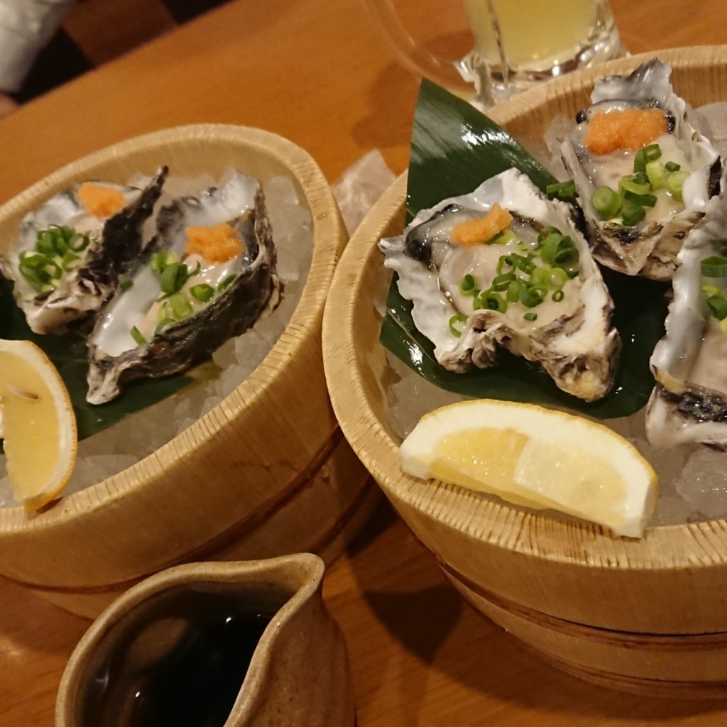ユーザーが投稿した生牡蠣の写真 - 実際訪問したユーザーが直接撮影して投稿した篠崎町居酒屋庄や 篠崎店の写真
