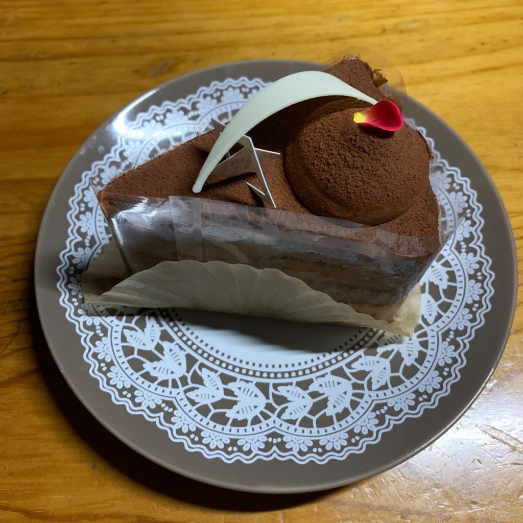 ユーザーが投稿したチョコレートケーキの写真 - 実際訪問したユーザーが直接撮影して投稿した鳴神スイーツ青木松風庵 鳴神店の写真