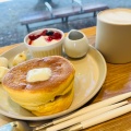 カフェラテ - 実際訪問したユーザーが直接撮影して投稿した江坂町カフェPARK CAFE BRANCOの写真のメニュー情報