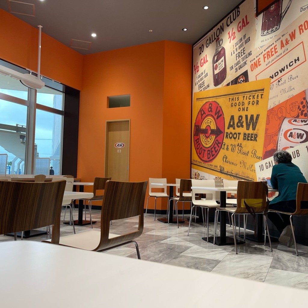 実際訪問したユーザーが直接撮影して投稿した豊崎ハンバーガーA&W イーアス沖縄豊崎店の写真