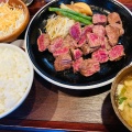 ランチステーキ - 実際訪問したユーザーが直接撮影して投稿した筑穂鉄板焼きステーキ食堂 肉の番人の写真のメニュー情報