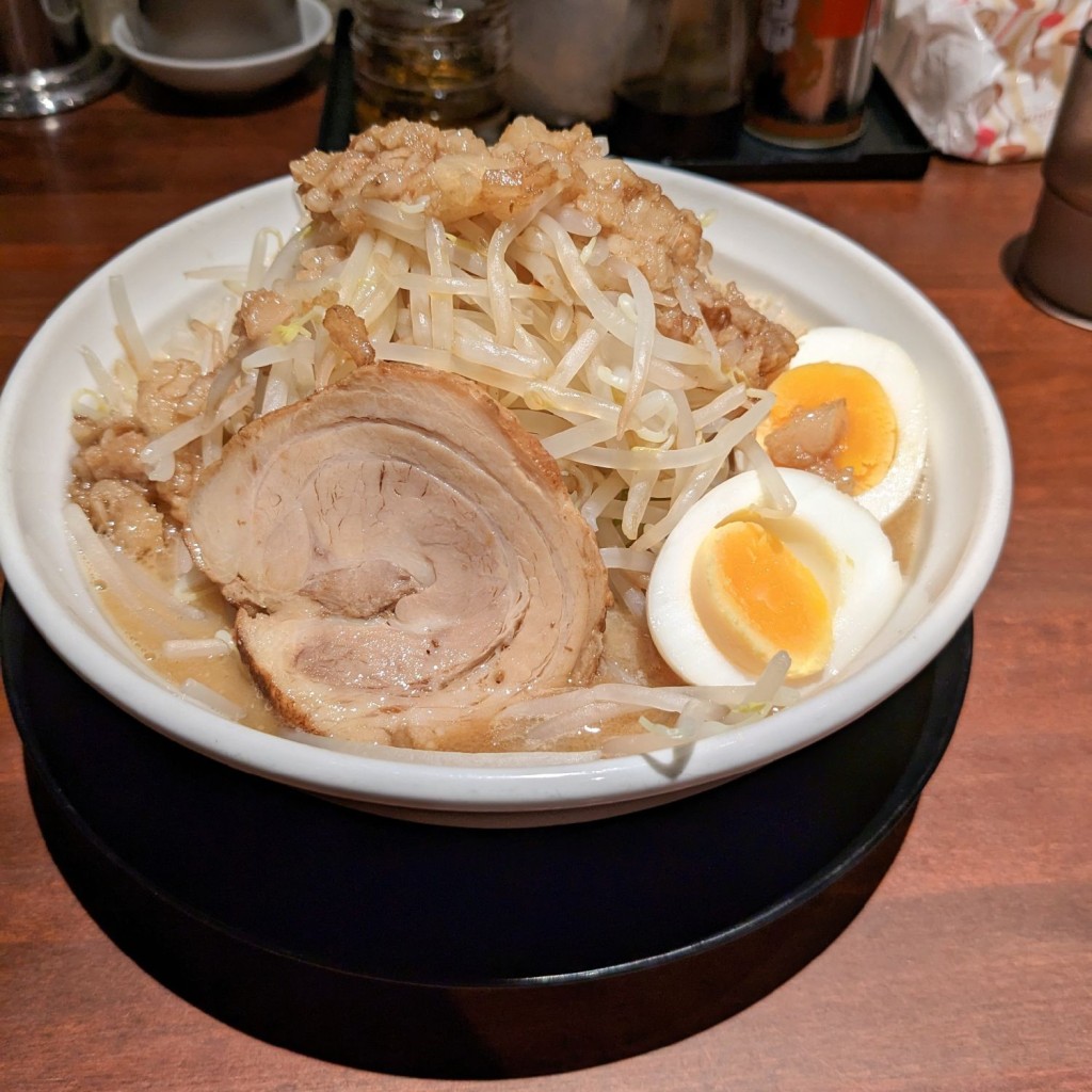 ユーザーが投稿した味噌󠄀ラーメンの写真 - 実際訪問したユーザーが直接撮影して投稿した八幡山ラーメン専門店ラーメン 元の写真