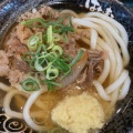 牛肉うどん - 実際訪問したユーザーが直接撮影して投稿した青戸うどんはなまるうどん ユアエルム青戸店の写真のメニュー情報