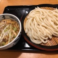 肉つけ汁うどん - 実際訪問したユーザーが直接撮影して投稿した五十子うどん久兵衛屋 本庄店の写真のメニュー情報