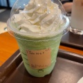 抹茶 クリーム フラペチーノ - 実際訪問したユーザーが直接撮影して投稿した梅田カフェスターバックスコーヒー エキマルシェ大阪店の写真のメニュー情報