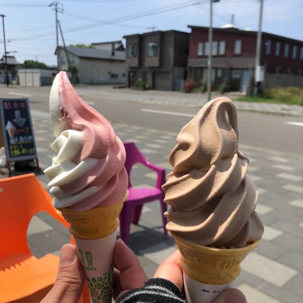 Ree08さんが投稿した親船町スイーツのお店赤井川村山中牧場ソフトクリーム ミルキー店/ミルキーテンの写真