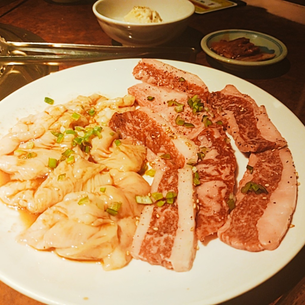 ユーザーが投稿した米沢カルビ+定食の写真 - 実際訪問したユーザーが直接撮影して投稿した老久保肉料理ひさご 白河店の写真