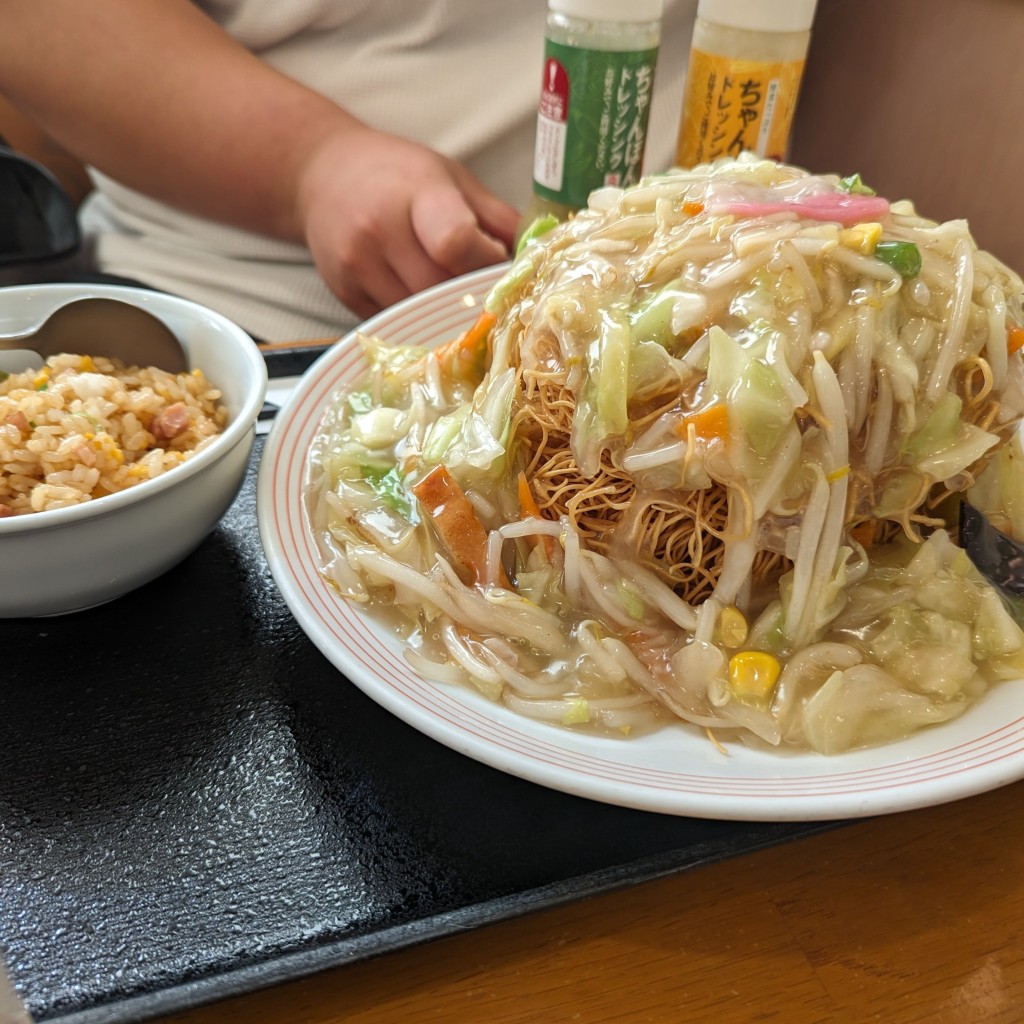 ユーザーが投稿した野菜皿麺2 0倍の写真 - 実際訪問したユーザーが直接撮影して投稿した石田ちゃんぽんリンガーハット 大分宇佐店の写真