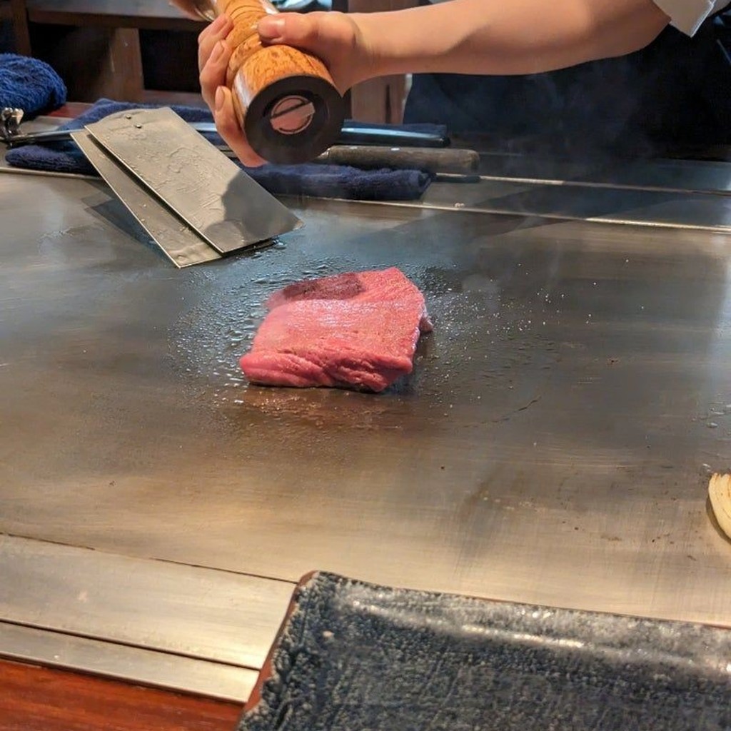 実際訪問したユーザーが直接撮影して投稿した銀座鉄板焼き鉄板焼きステーキ 碧 銀座三越店の写真