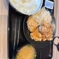 唐揚げ定食 - 実際訪問したユーザーが直接撮影して投稿した小田町牛丼吉野家 19号線多治見店の写真のメニュー情報