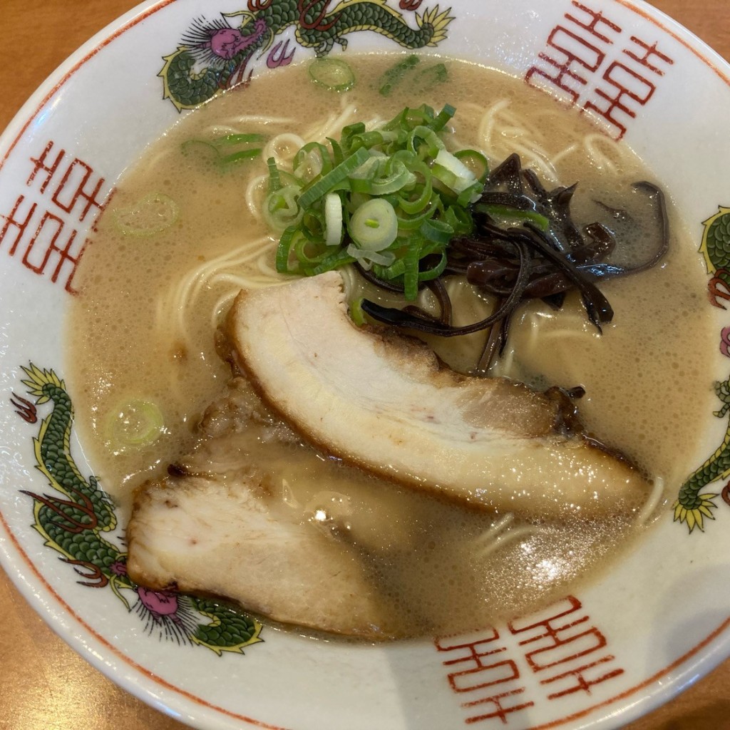 ユーザーが投稿した一竜ラーメンの写真 - 実際訪問したユーザーが直接撮影して投稿した平成ヶ浜ラーメン専門店博多屋台一竜 パルティフジ坂店の写真